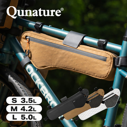 Qunature 自転車 撥水 スリム フレームバッグ 30180027