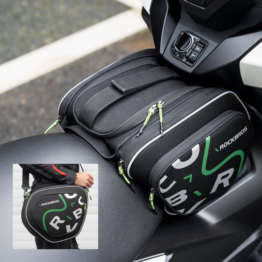 ROCKBROS バイク コンソールバッグ 12L スクーター ツーリング ヘルメット収納 レインカバー付 30990053001