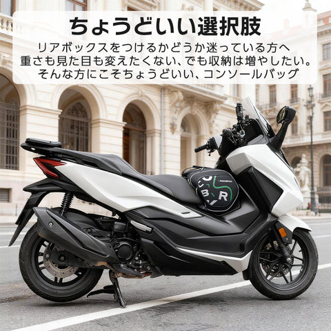ROCKBROS バイク コンソールバッグ 12L スクーター ツーリング ヘルメット収納 レインカバー付 30990053001