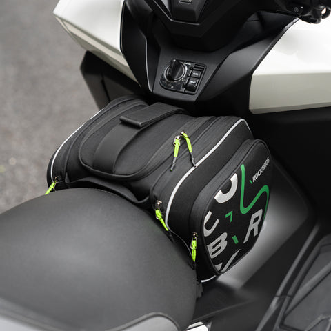 ROCKBROS バイク コンソールバッグ 12L スクーター ツーリング ヘルメット収納 レインカバー付 30990053001