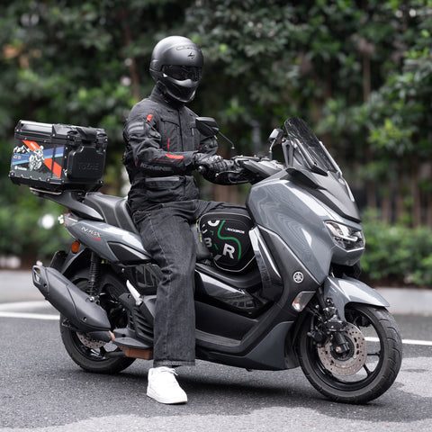 ROCKBROS バイク コンソールバッグ 12L スクーター ツーリング ヘルメット収納 レインカバー付 30990053001