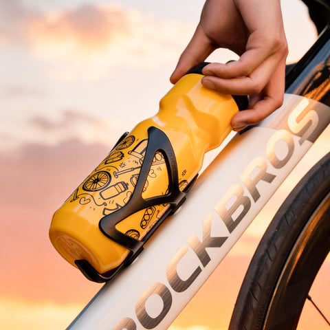 ROCKBROS 自転車 ボトルケージ 軽量 35g ペットボトル対応 落ちにくい 安定ホールド 3100500