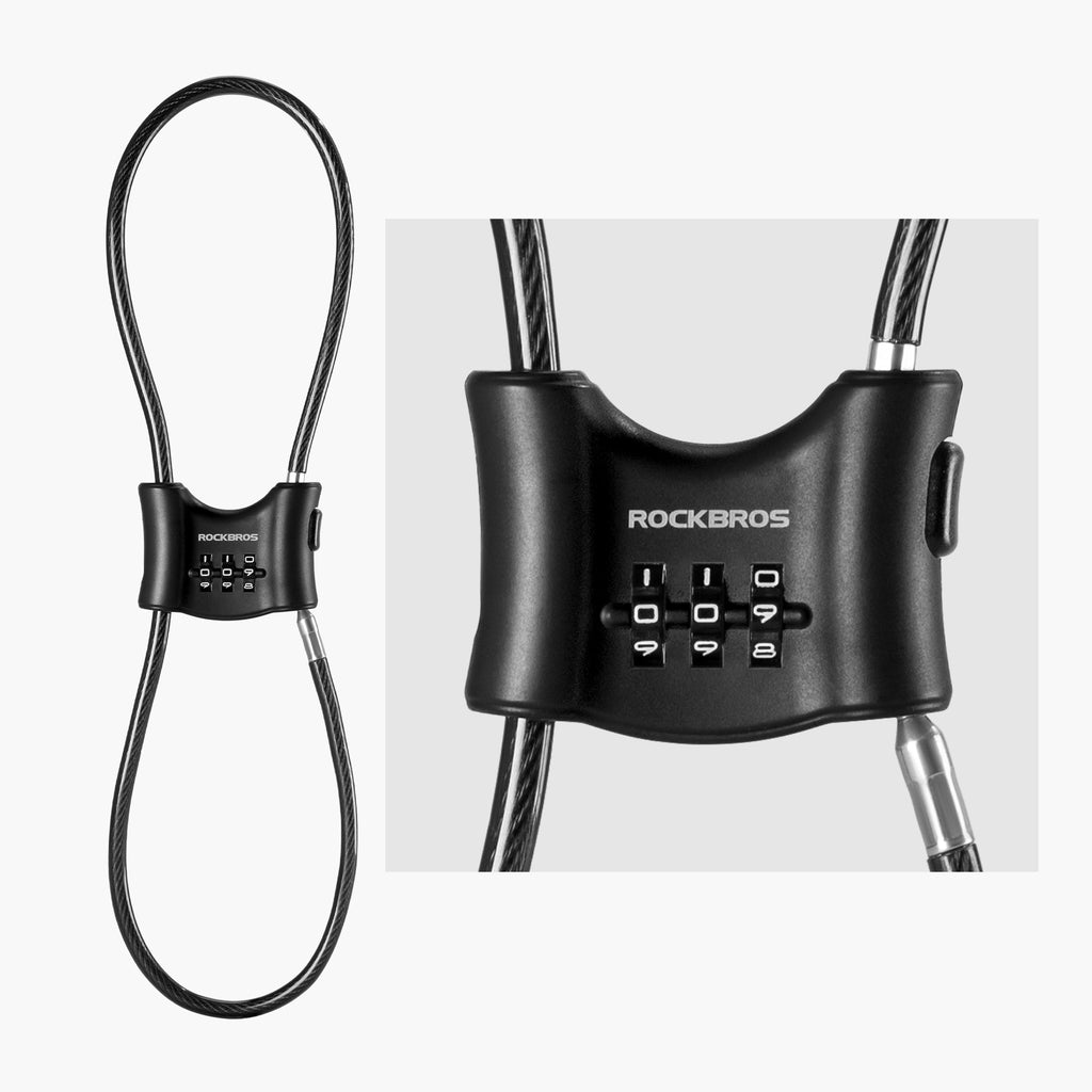 ROCKBROS ケーブルロック 3桁式 32120011
