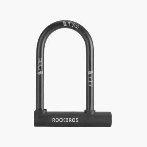 ROCKBROS U字ロック 自転車 鍵式 軽量365g コンパクト マウント付き 盗難防止 32410607