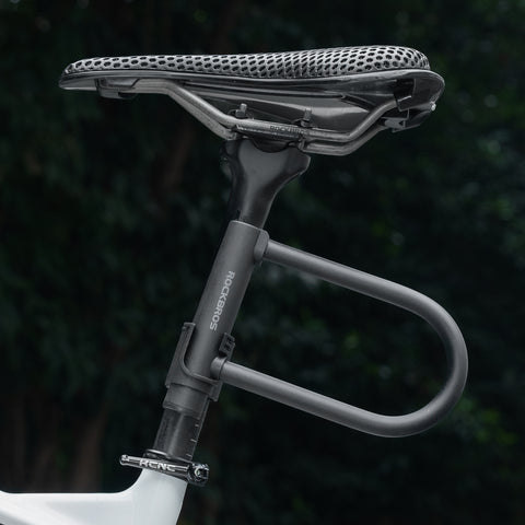 ROCKBROS U字ロック 自転車 鍵式 軽量365g コンパクト マウント付き 盗難防止 32410607
