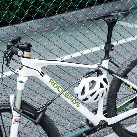 ROCKBROS U字ロック 自転車 鍵式 軽量365g コンパクト マウント付き 盗難防止 32410607