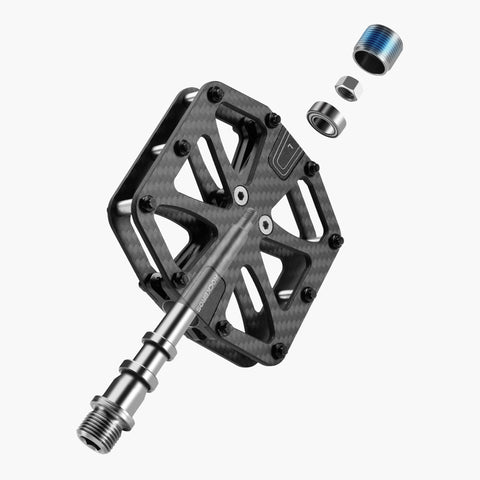 ROCKBROS フラットペダル T700 カーボンファイバー 37000