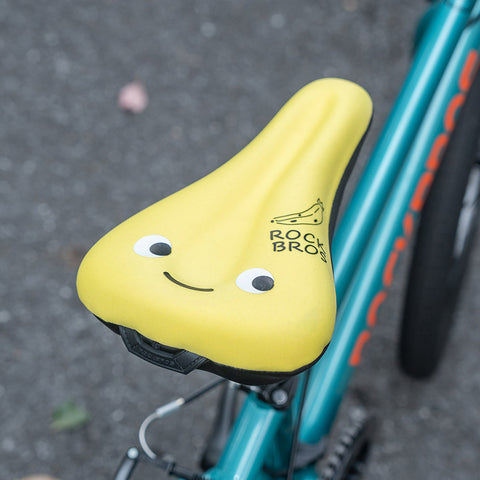 ROCKBROS 子供用サドルカバー キッズ 自転車 低反発クッション 痛くない 通気性 防水カバー付 380037
