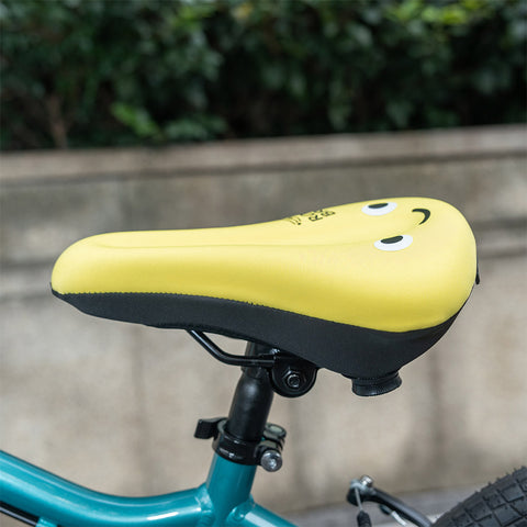ROCKBROS 子供用サドルカバー キッズ 自転車 低反発クッション 痛くない 通気性 防水カバー付 380037