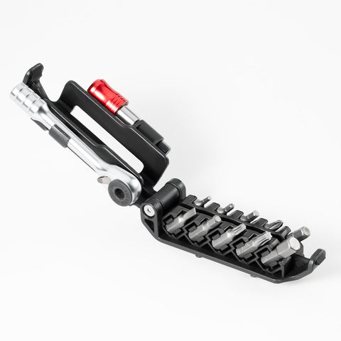 ROCKBROS 携帯 マルチツール 14in1 タイヤレバー付き ミニラチェット工具 430038001