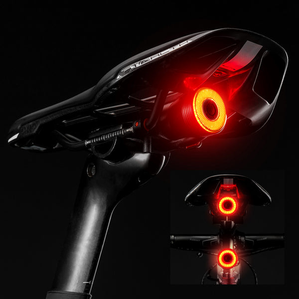 ROCKBROS 自転車 テールライト 自動点灯 ブレーキ警告 スマートライト 防水 USB充電 TL907Q5 シリーズ