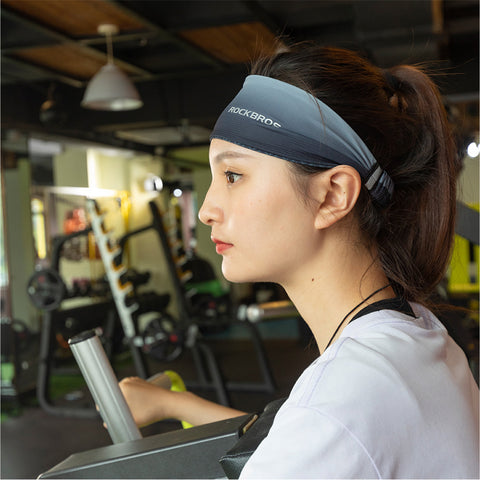 ROCKBROS 接触冷感 スポーツ ヘッドバンド 吸湿速乾 汗止め 男女兼用 ZHD002-3 47200002