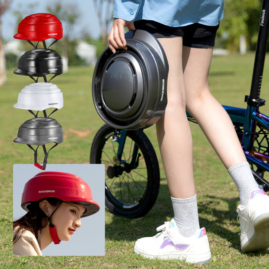 ROCKBROS 自転車用 折りたたみ ヘルメット ZK-016