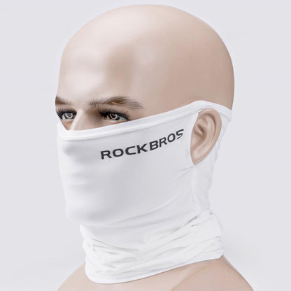 ROCKBROS ネックゲイター 春夏 接触冷感 フェイスカバー UPF50+ 耳掛けあり/なし WB-00